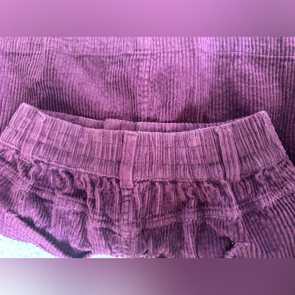 Pact Plum Corduroy Skirt Size XS - Picture 6 of 8